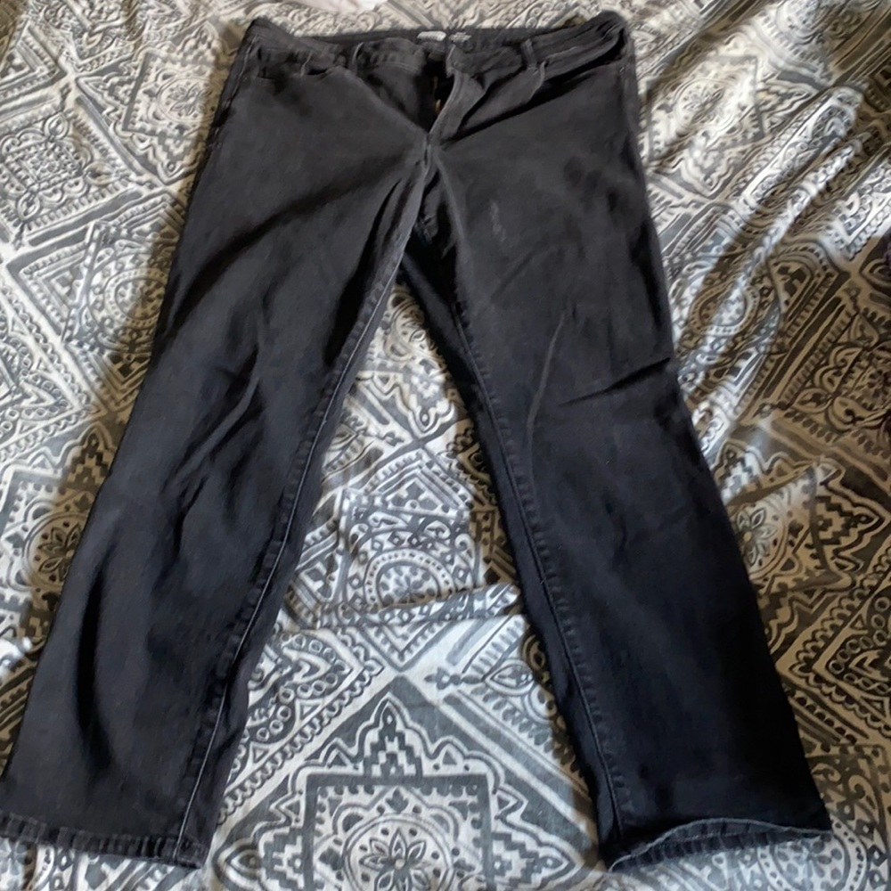 Old Navy, Straight Leg Jeans, Black